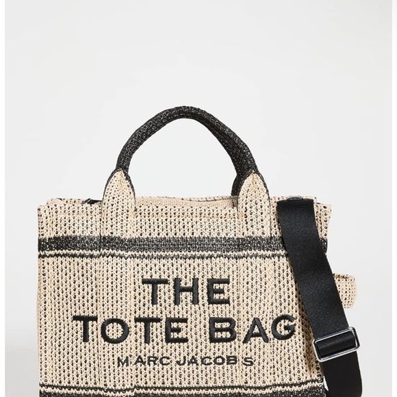 Marc Jacobs Women's The Straw Jacquard Tote Bag - Picture 3 of 12